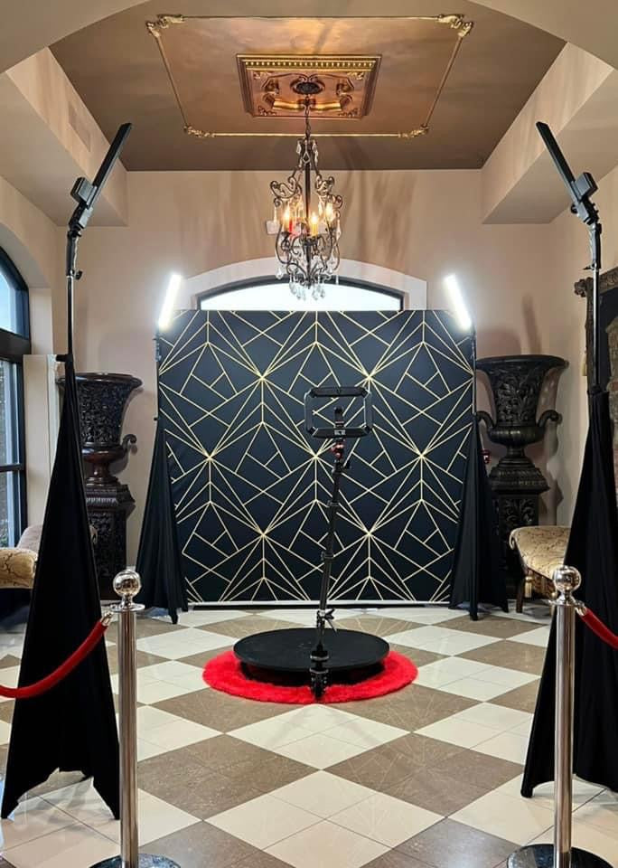 Two Panel Backdrop Tension Fabric Double Sided Backdrop Custom | Lux Backdrops