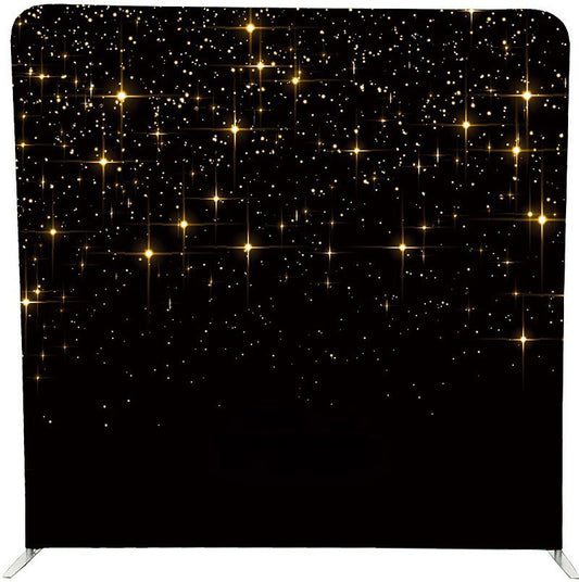 8X8FT Pillow Backdrop- Black Starry Night