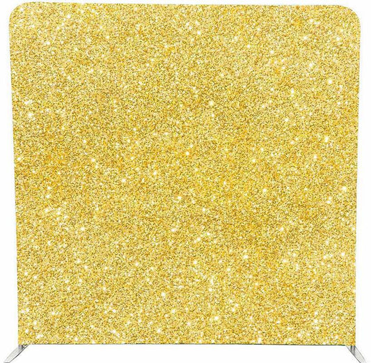 8X8FT Pillow Backdrop- Gold Glitter