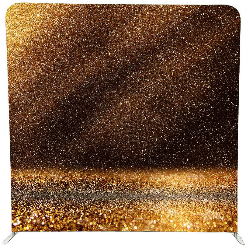 8X8FT PILLOWCASE TENSION BACKDROP-GOLD DUST