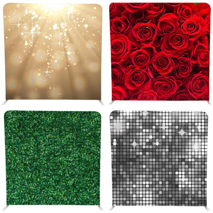 2 Double Sided 8X8 Pillow Backdrops (4 DESIGNS)